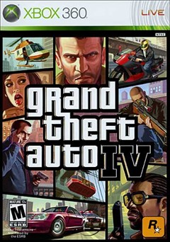 Grand Theft Auto IV Xbox 360 Box Art
