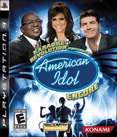 Karaoke Revolution Presents: American Idol Encore PlayStation 3 Box Art
