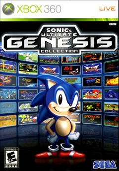 Sonic's Ultimate Genesis Collection Xbox 360 Box Art