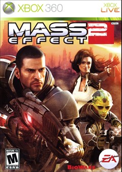 Mass Effect 2 Xbox 360 Box Art