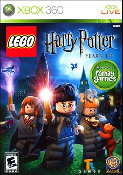 LEGO Harry Potter: Years 1-4 Xbox 360 Box Art