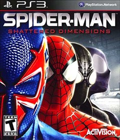 Spider-Man: Shattered Dimensions PlayStation 3 Box Art