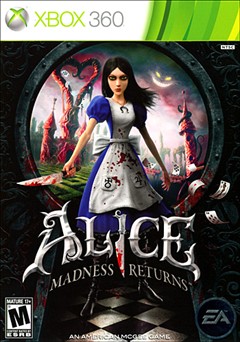 Alice: Madness Returns Xbox 360 Box Art