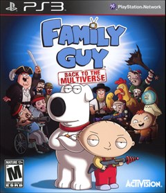 Family Guy: Back to the Multiverse PlayStation 3 Box Art