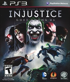 Injustice: Gods Among Us PlayStation 3 Box Art