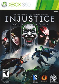 Injustice: Gods Among Us Xbox 360 Box Art