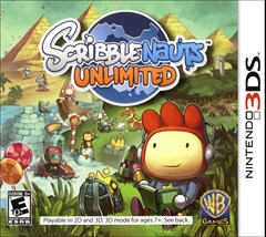 Scribblenauts Unlimited Nintendo 3DS Box Art