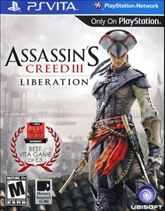 Assassin's Creed III: Liberation PlayStation Vita Box Art