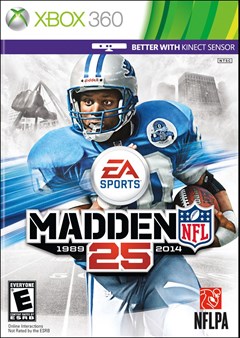 Madden NFL 25 Xbox 360 Box Art