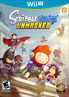 Scribblenauts Unmasked: A DC Comics Adventure Wii U Box Art