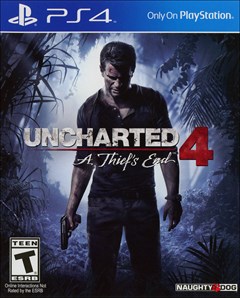 Uncharted 4: A Thief's End PlayStation 4 Box Art