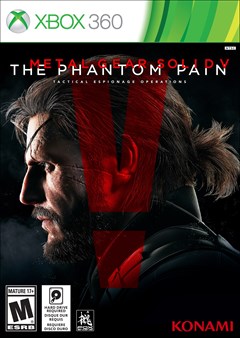 Metal Gear Solid V: The Phantom Pain Xbox 360 Box Art