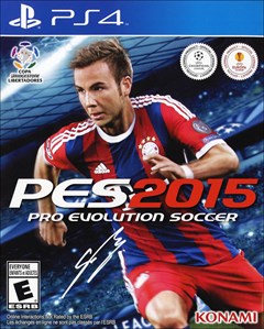 Pro Evolution Soccer 2015 PlayStation 4 Box Art