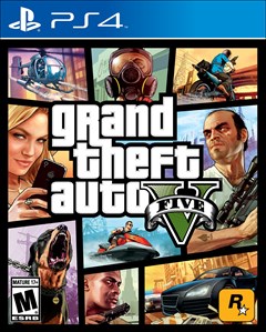 Grand Theft Auto V PlayStation 4 Box Art