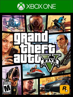 Grand Theft Auto V Xbox One Box Art