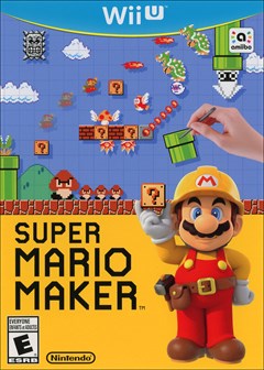 Super Mario Maker Wii U Box Art