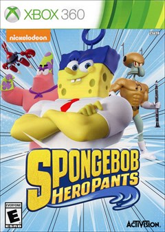 SpongeBob HeroPants Xbox 360 Box Art