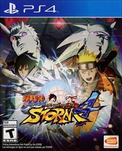Naruto Shippuden: Ultimate Ninja Storm 4 PlayStation 4 Box Art