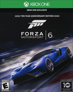 Forza Motorsport 6 Xbox One Box Art