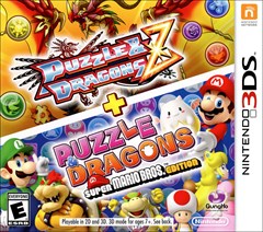 Puzzle & Dragons: Z + Super Mario Bros. Edition Nintendo 3DS Box Art