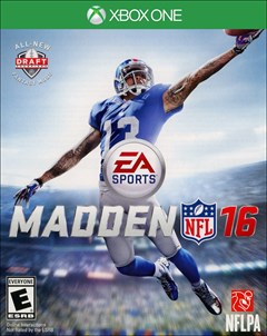 Madden NFL 16 Xbox One Box Art