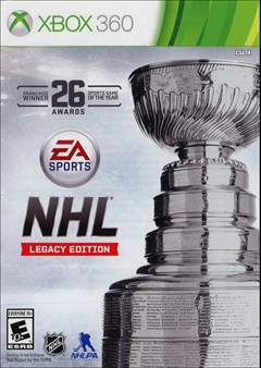 NHL Legacy Edition Xbox 360 Box Art
