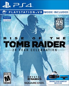 Rise of the Tomb Raider: 20 Year Celebration PlayStation 4 Box Art