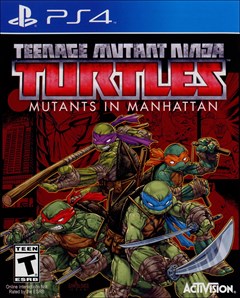 Teenage Mutant Ninja Turtles: Mutants in Manhattan PlayStation 4 Box Art