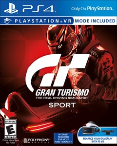 Gran Turismo Sport PlayStation 4 Box Art