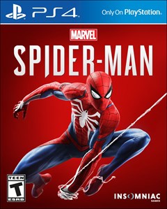 Spider-Man PlayStation 4 Box Art
