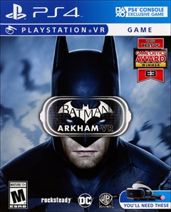 Batman Arkham VR PlayStation 4 Box Art
