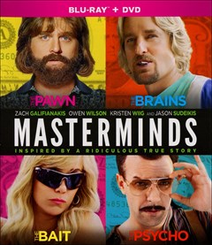 Masterminds (2016) Blu-ray Box Art