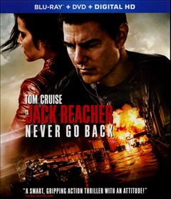 Jack Reacher: Never Go Back Blu-ray Box Art