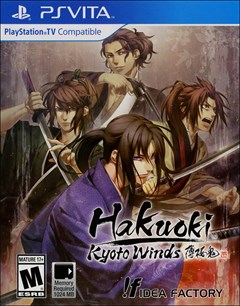 Hakuoki: Kyoto Winds PlayStation Vita Box Art