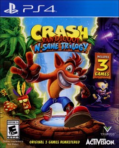Crash Bandicoot N. Sane Trilogy PlayStation 4 Box Art