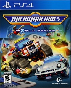 Micro Machines World Series PlayStation 4 Box Art