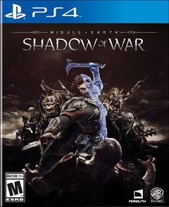 Middle-Earth: Shadow of War PlayStation 4 Box Art
