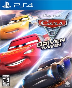 Cars 3: Driven to Win PlayStation 4 Box Art