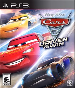 Cars 3: Driven to Win PlayStation 3 Box Art