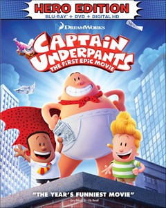 Captain Underpants: The First Epic Movie Blu-ray Box Art