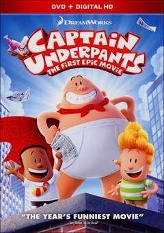 Captain Underpants: The First Epic Movie DVD Box Art