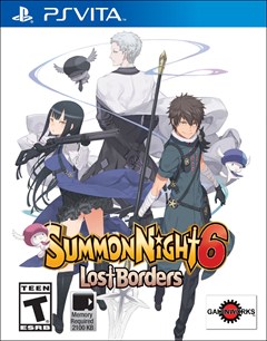 Summon Night 6: Lost Borders PlayStation Vita Box Art