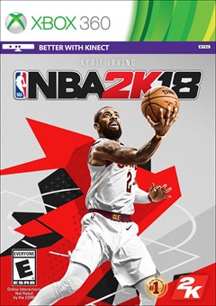 NBA 2K18 Xbox 360 Box Art