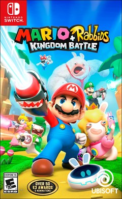 Mario + Rabbids: Kingdom Battle Nintendo Switch Box Art