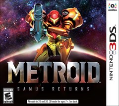 Metroid: Samus Returns Nintendo 3DS Box Art