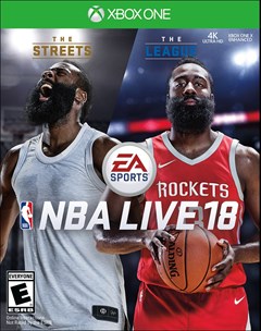 NBA Live 18 Xbox One Box Art