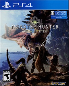 Monster Hunter World PlayStation 4 Box Art
