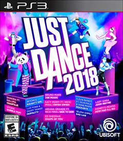 Just Dance 2018 PlayStation 3 Box Art