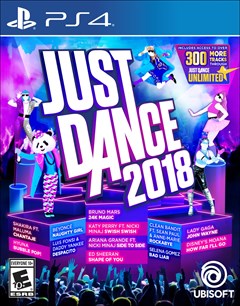 Just Dance 2018 PlayStation 4 Box Art