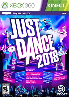 Just Dance 2018 Xbox 360 Box Art